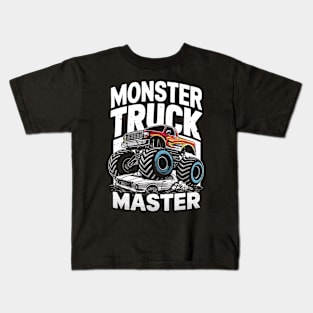 Monster Truck Lover Off Road Master Kids T-Shirt